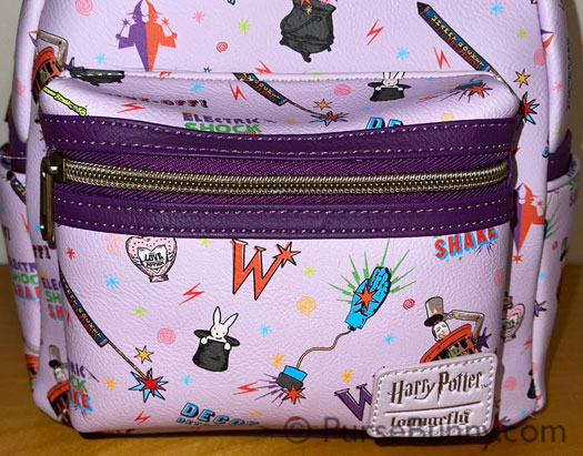 Front Pocket on the Weasleys Wizard Wheezes Mini Backpack