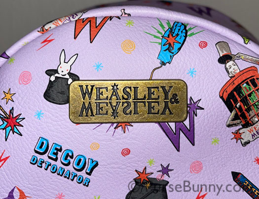 Plaque on the Weasleys Wizard Wheezes Mini Backpack