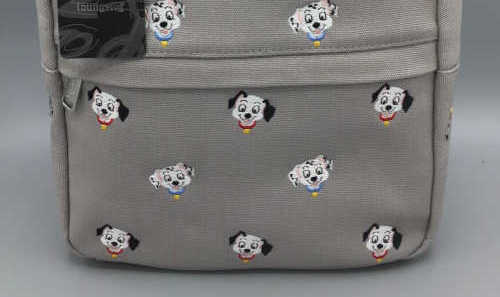 Front Pocket on the Canvas 101 Dalmations Mini Backpack