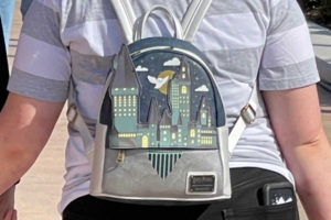 This is the Loungefly Hogwarts castle mini backpack