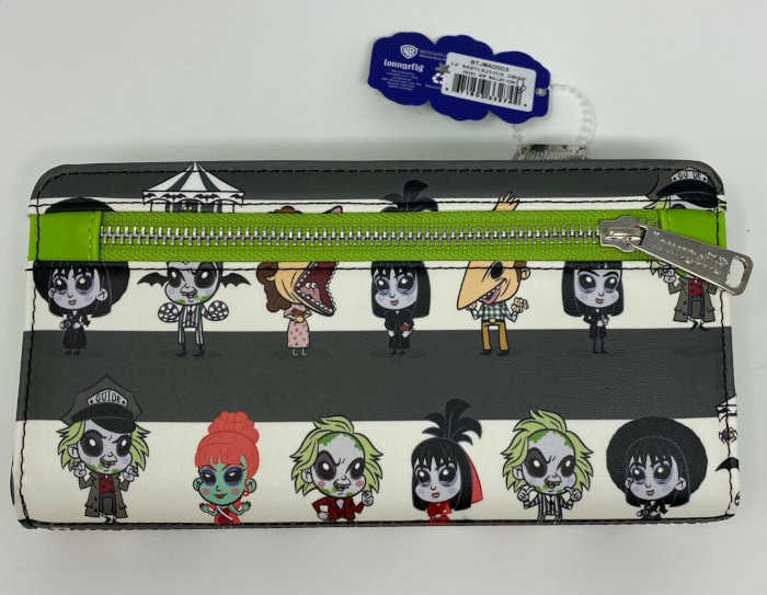 Back of the Loungefly Beetlejuice Chibi Wallet