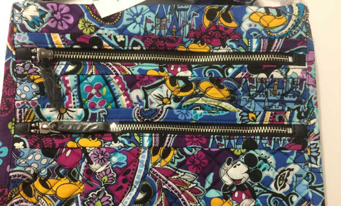 Front Zippers on the Mickey and Minnie Mouse Paisley Hipster