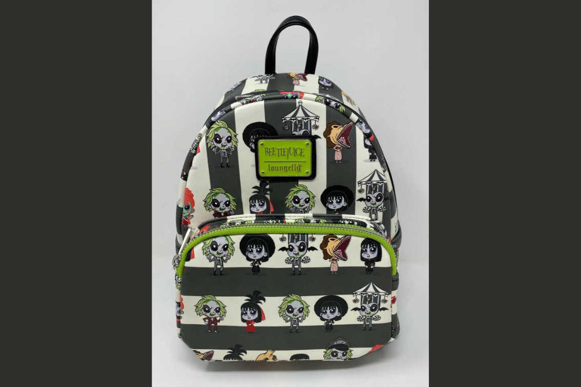 Loungefly Beetlejuice Chibi All Over Print BTJBK0006 Mini Backpack Review