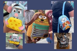All the mini backpacks that I saw at Disney's EPCOT.