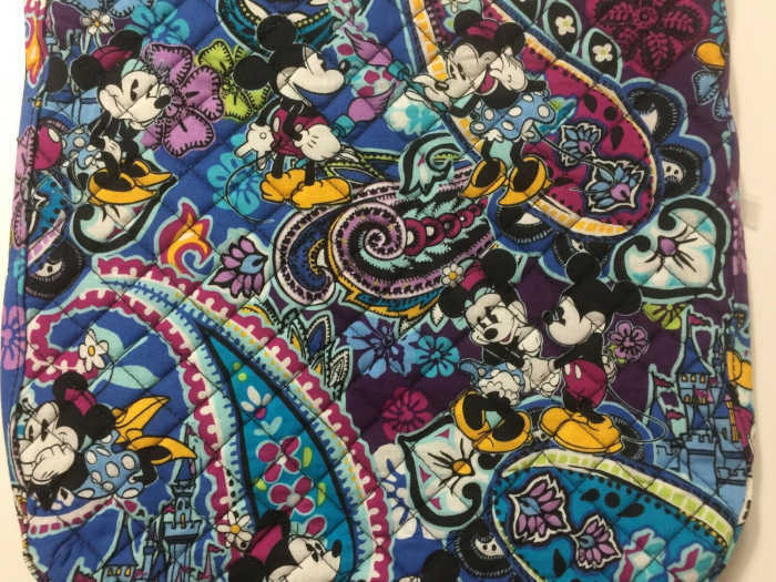 Texture on the Mickey and Minnie Mouse Paisley Hipster