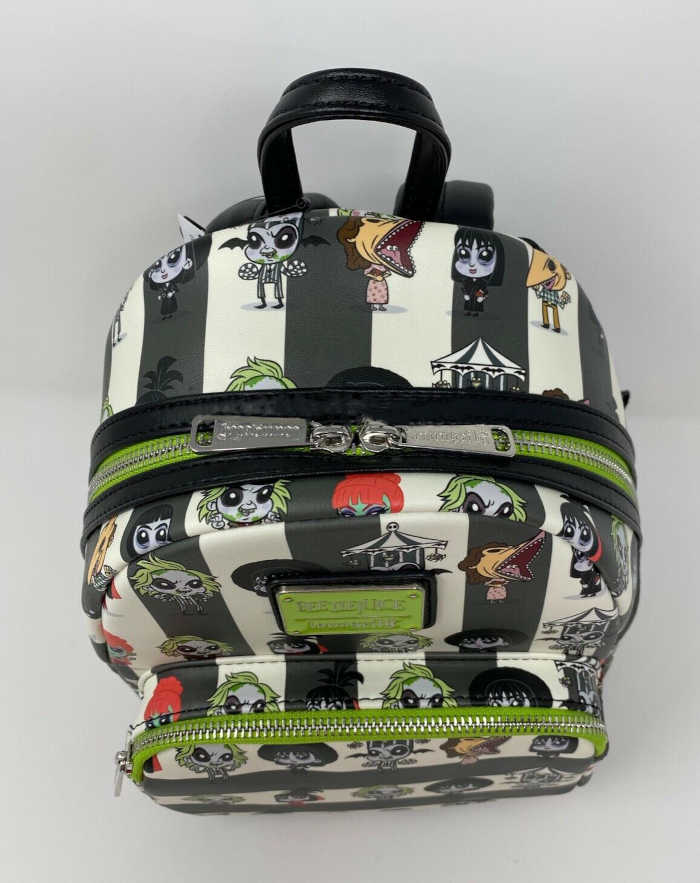 Top of the Loungefly Beetlejuice Chibi Mini Backpack