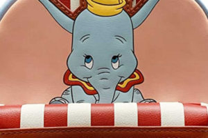 Dumbo Mini Backpack With Circus Stripes