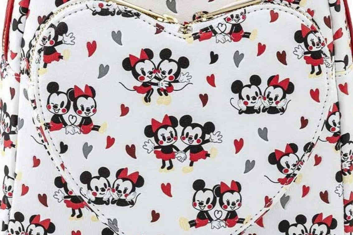 Mickey And Minnie Mouse Valentine Mini Backpack