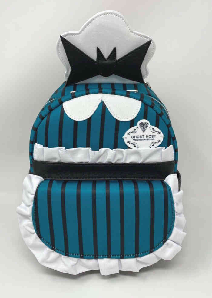 Loungefly mini backpack with elements that stick out of The Haunted Mansion