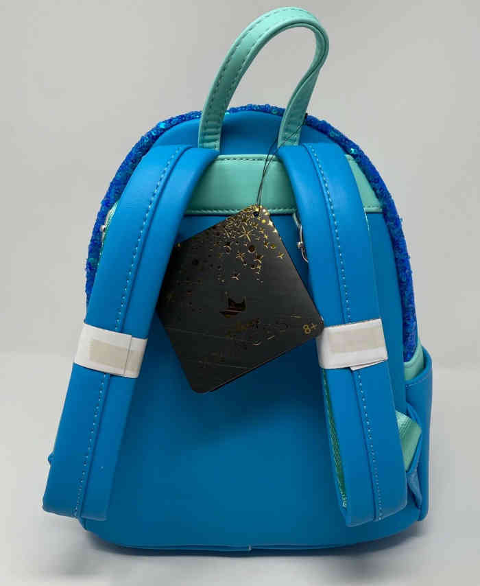 Back of the Jasmine Loungefly mini backpack