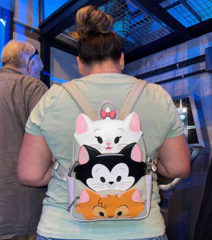 Disney cats Mini Backpack seen at Universal Studios